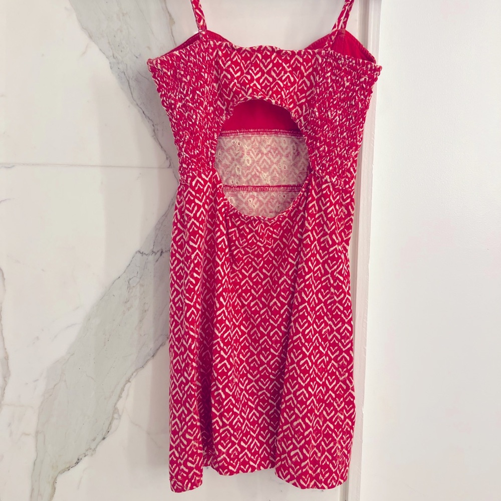 Free People cutout back slip dress small